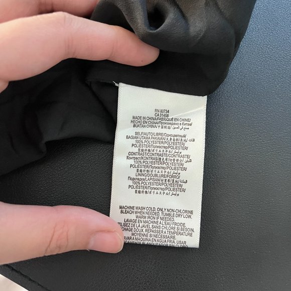 NWT BCBGeneration Black Pattern Polyester Light Skirt Size S - Picture 8 of 11